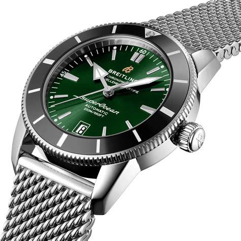 green breitling superocean|Breitling Superocean 42mm watch.